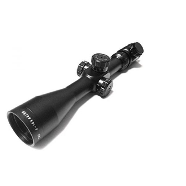Ade Advanced Optics Rifle Scope 2 Ade Advanced Optics 4-14x44FFP2017-1 Crusader Series 4-16X44 40mm First Focal Plain Mil Dot Reflex