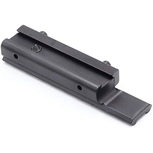 GOTICAL Rifle Scope 6 Gotical Sports Long Eye Relief Rifles P4 Scope 2-7X32 Fog and Water Resistant + Low Profile Mosin Nagant 11mm Picatinny Rail Adapter Converter 91/30 Model Scope Mount Compact Short.