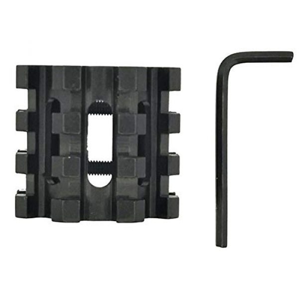 DJym Rifle Scope Accessory 2 DJym Hollow Five-Sided Rail Pipe Shape Sight Rail Scope