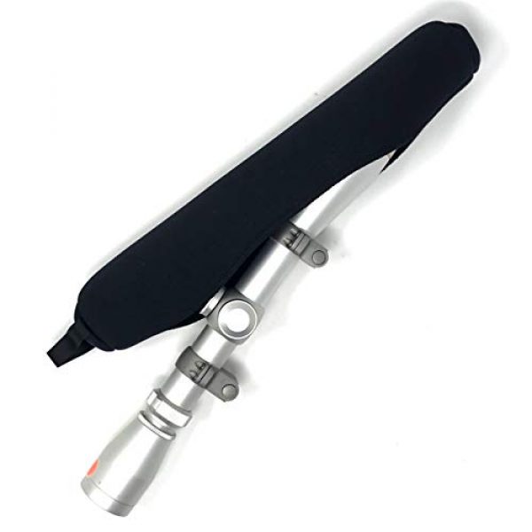 Scopecoat Rifle Scope 5 Scopecoat Neoprene Scope Cover 3mm Large 12.5 in x 42 mm (SCP10SC06BK)