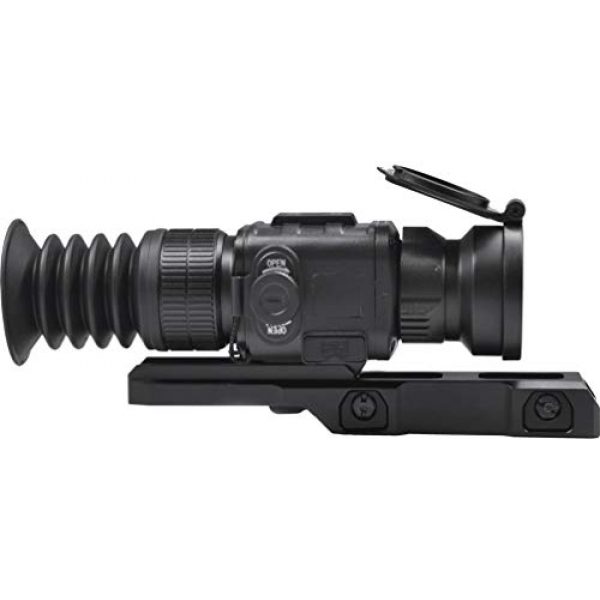 PRG Defense Rifle Scope 6 PRG Defense 33093455006PM21 Model Python TS50-Micro Compact Short/Medium Range Thermal Imaging Rifle Scope, 384x288 Resolution, 50mm Lens, 7.4°x5.6° Field of View, 5m Close-up Range, 60m Eye Relief
