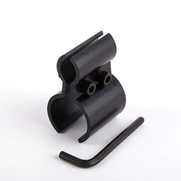iplusmile Rifle Scope Accessory 3 iplusmile Pipe Clamp Clip Double Port Pipe Clamps Universal Bracket Pole Mount Aluminum Alloy Lean Tube Connector Hose Clamps Assortment