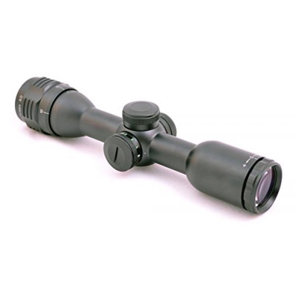 Hammers Rifle Scope 1 Hammers Short Compact .177 .22 Airgun PCP Air Rifle Scope 6X32AO w/Illuminated MilDot Reticle Parallax Adjustable Objective Lens Stop Pin Rings