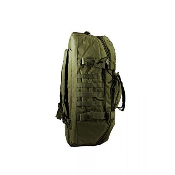 World Famous Sports Tactical Backpack 3 World Famous Sports 45 Liter Tactical Duffel Bag, OD Green, 21"x14"x12" (TB-621-OD)