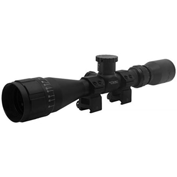 BSA Optics Rifle Scope 1 BSA Sweet 30-06 AO Rifle Scope 3006-4-12X40AOWRTB Sweet 30-06 4X-12X, 40mm Adjustable Obj, Weaver Rings, trapped Blister, Multi