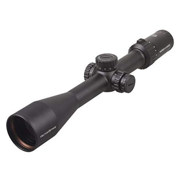 Vector Optics Rifle Scope 3 Vector Optics Taurus 4-24x50mm First Focal Plane (FFP) 1/10 MIL Tactical Riflescope with Red Illuminated Reticle, 30mm Mount Rings, Lens Covers and KillFlash