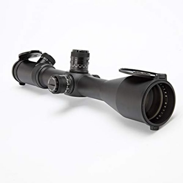 Hi-Lux Optics Rifle Scope 4 Hi-Lux Optics UD530X56-R Uni-Dial 5-30 x 56 34mm Tube Rifle Scope with Red Illuminated MIL Ranging Reticle, Black