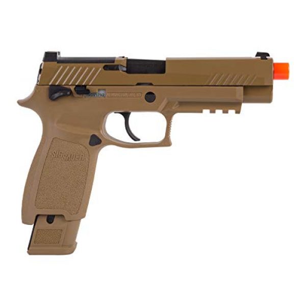 Sig Sauer Airsoft Pistol 3 Sig Sauer, SIG AIR, ProForce M17 Gas Blowback Airsoft Pistol, Coyote Tan, One Size