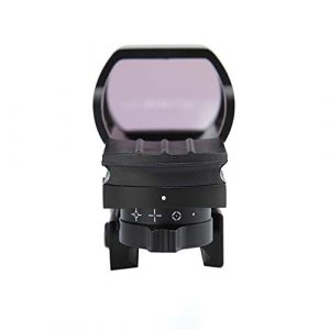 DJym Rifle Scope 1 DJym Red Dot Scope Internal Red Green Adjustable HD Non-Magnification Sight 22mm Rail (2 Packs)