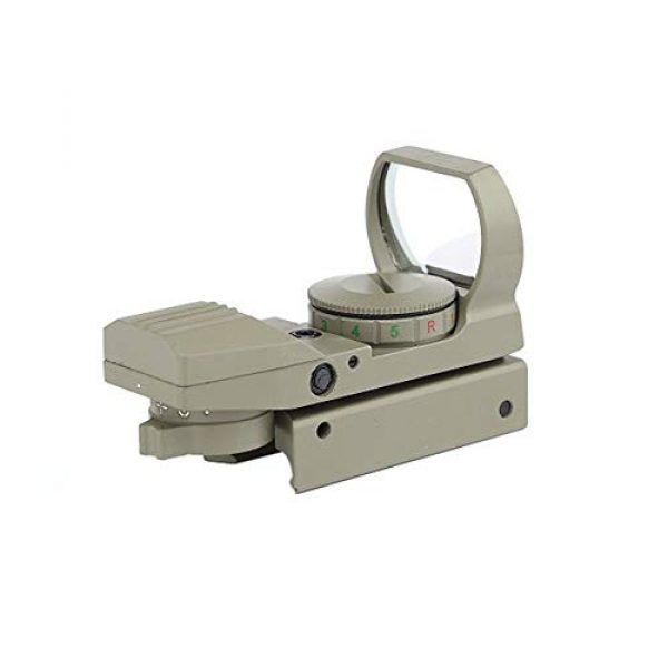 DJym Rifle Scope 4 DJym HD No Magnification Fast Sight Five-Position Red Dot Aiming Excellent Seismic Performance Sand Color Optical Sight