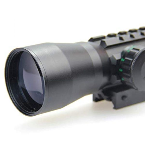 DJym Rifle Scope 3 DJym Used for Hunting Rifle red dot Sight, 2x30 HD Blue Film Red and Green Aiming Nitrogen Waterproofing Anti-Fog