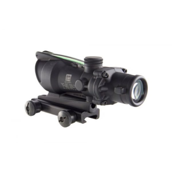 Trijicon Rifle Scope 3 Trijicon TA31-D-100290 ACOG 4x32 Dual Illuminated Green Chevron M193 Ballistic with TA51 Mount
