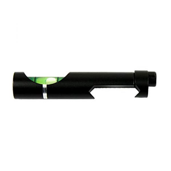 COLIBROX Rifle Scope Accessory 5 Metal Spirit Bubble Level for 20 mm Picatinny Weaver Rail Rifle Sight Scope Mount