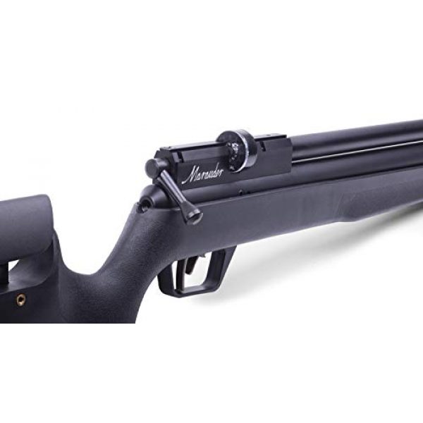 Benjamin Air Rifle 4 Benjamin Marauder Synthetic Stock PCP-Powered Multi-Shot Bolt-Action Pellet Hunting Air Rifle