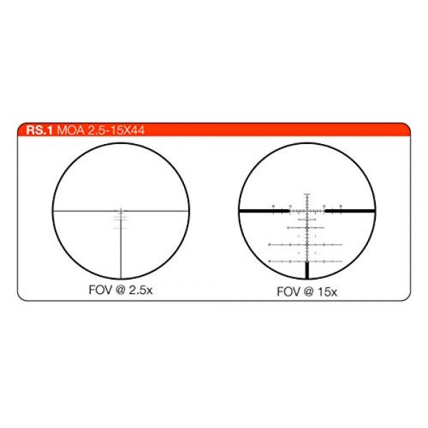 Maven Rifle Scope 3 Maven RS.1 2.5-15 x 44 mm FFP Hunting Rifle Scope MOA Reticle