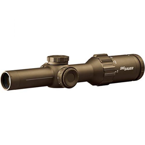 Sig Sauer Rifle Scope 1 Sig Sauer SOT61231 Tango6T Riflescope, 1-6X24mm, 30mm, Ffp, Black, One Size