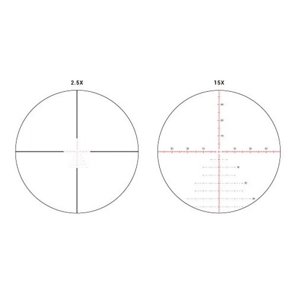 Athlon Optics Rifle Scope 3 Athlon Optics , Ares BTR , Riflescope , 2.5-15 x 50 First Focal Plane (FFP) 30mm Tube, Illuminated APLR3 MOA Reticle ,