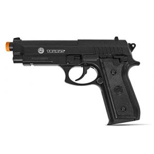 Taurus Airsoft Pistol 1 Taurus PT92 CO2 Airsoft Pistol with Hop-Up, 377 FPS, Black, 1.9 pounds (210308)