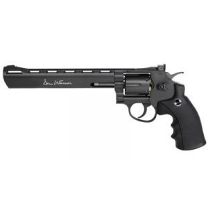 Smith & Wesson Air Pistol 1 Dan Wesson 8" CO2 BB Revolver, Black - 0.177 Caliber