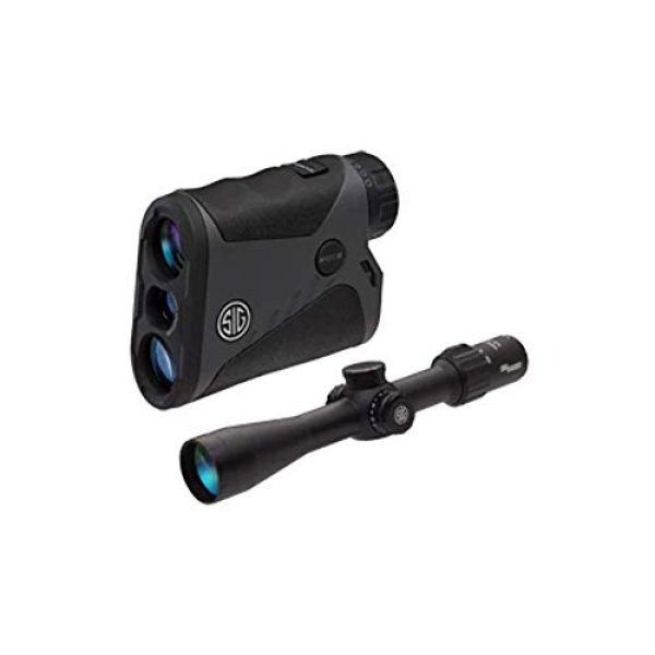 Sig Sauer Rifle Scope 1 Sig Sauer BDX Combo Kit, KILO1400BDX Laser Range Finder and Sierra3BDX 3.5-10x42mm Rifle Scope