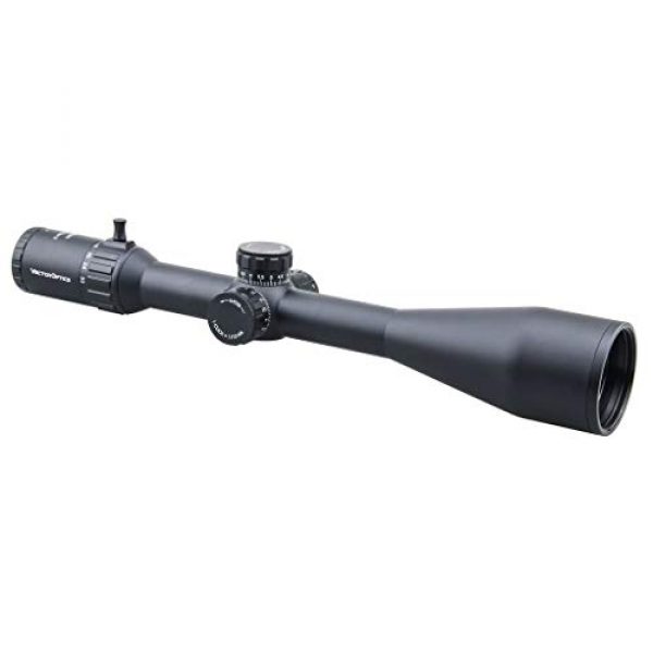 Vector Optics Rifle Scope 5 Vector Optics Paragon Genii 6-30x56 Second Focal Plane (SFP) Tactical Riflescope with Red Illuminated Germany Glass Reticle, 1/10 MIL, 30mm Mount Rings, Lens Covers, Killflash