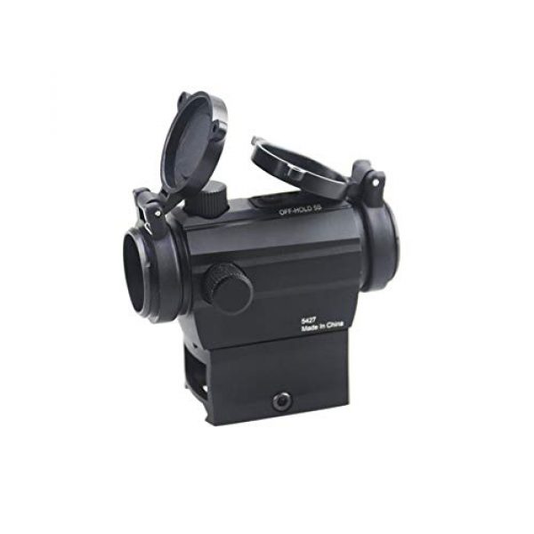 DJym Rifle Scope 3 DJym Red Dot Button Sight, Rifle Scope for Hunting Game Nitrogen-Filled Waterproof and Anti-Fog