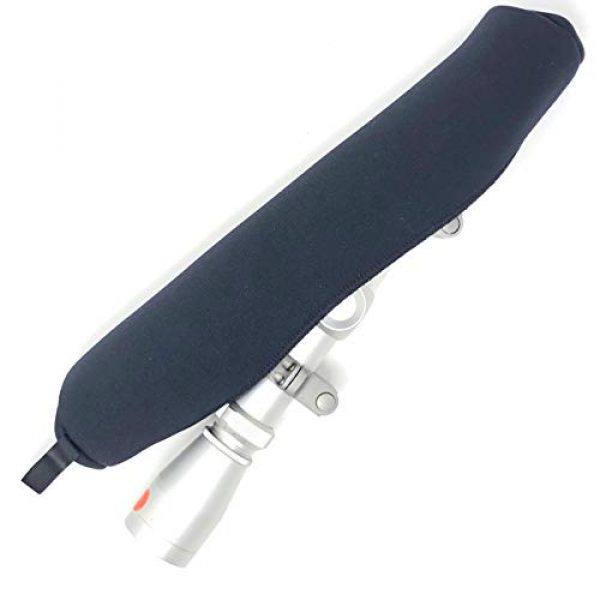 Scopecoat Rifle Scope 4 Scopecoat Neoprene Scope Cover 3mm Large 12.5 in x 42 mm (SCP10SC06BK)