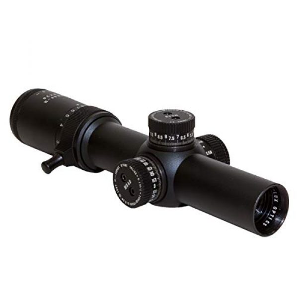 Hi-Lux Optics Rifle Scope 1 Hi-Lux Optics CMR8 1-8x26 FFP Close Medium Range Red Illuminated CW-4 Reticle, 40mm