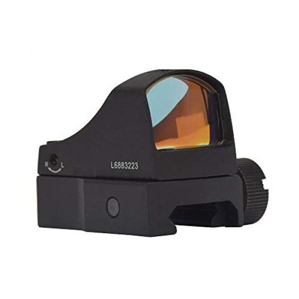 FARMSOLDIER Rifle Scope 1 FARMSOLDIER Tactical Red Dot Sight Scope Adjustable Riflescope,Mini Compact Holographic Reflex Micro Red Dot Sight Picatinny Mount Scope Rifle for Airsoft Hunting