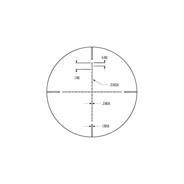 Ade Advanced Optics Rifle Scope 7 Ade Advanced Optics 6-25x56 35mm Long Range Rifle Scope Mil-dot Bar Side Focus