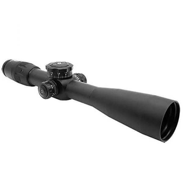 U.S. Optics Rifle Scope 1 US Optics FDN 17x 3.2-17x50mm; 34MM Tube; Digital Red FFP Horus T-3 Reticle; 110 Click ER3K with 1/10 MIL Adjustments; 48 Click US#1 Windage Knob with 1/10 MIL Adjustments