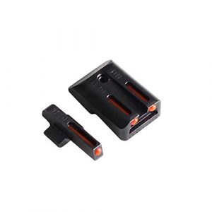 KTAIS Rifle Scope 6 KTAIS Tactical Fiber Optic Front Rear Sight Set Red Green Sight for Hunting 1911 Cut .270/.450 Gun Pistol Handgun (Color : A)