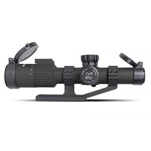 Monstrum Rifle Scope 1 Monstrum G3 1-4x24 First Focal Plane FFP Rifle Scope | ZR305 H-Series Offset Scope Mount | Bundle