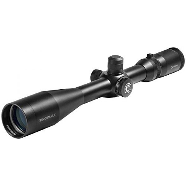 BARSKA Rifle Scope 1 BARSKA AC11202 4-16 x 50 Matte Black Benchmark Side Parallax Mil-Dot Rifle Scope