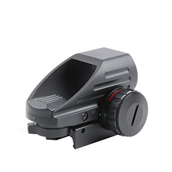 Sniper Rifle Scope 2 Sniper RD22 Red & Green Dot Sight 4 Reticles Reflex Sight for 20mm Picatinny Rail Mount