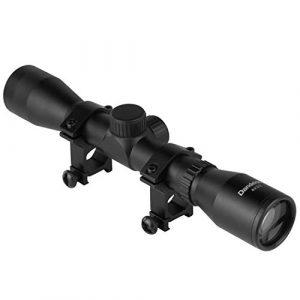 Dandelion Rifle Scope 1 Dandelion 4x32 Compact Rifle Scope,Reticle Crosshair Scope with 0.79inch(20mm) Free Mounts