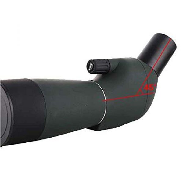 JIAJIAFU Rifle Scope 5 Telescope, Spotting Scope Telescope Camera Phone Single Tube High-Power High-Definition Night Vision 20-60x60 Zoom Spotting Scope Outdoor Outdoors for Beginners and Kids