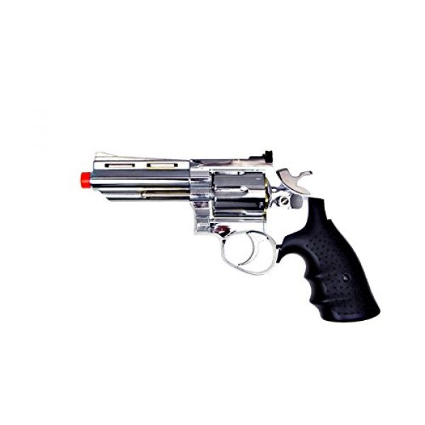 HFC Airsoft Pistol 7 HFC model-132 4 revolver a2 silver by hfc(Airsoft Gun)