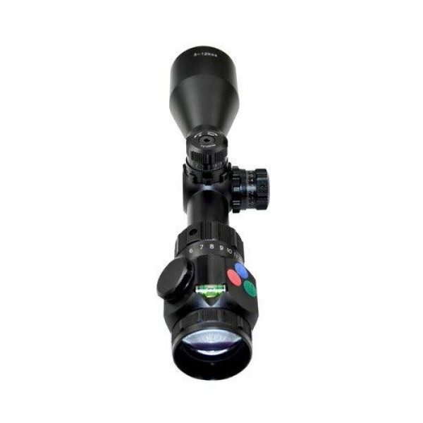 DB TAC INC Rifle Scope 7 DB TAC INC Presma EX Series Professional 3-12X44 Precision Scope, Red,Green,Blue Color RXR Reticle