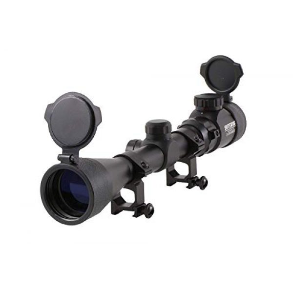Sutekus Rifle Scope 1 Sutekus Tactical Scope 3-9x40 Rangefinder Red & Green Illuminated Optics Reticle Crosshair Scope with 0.79"(20mm) Free Mounts