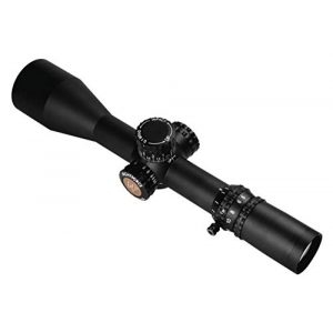 NightForce Rifle Scope 1 Nightforce Optics 5-25x56 ATACR Series Riflescope, Matte Black with DigIllum Illuminated SFP MOAR-T Reticle, 34mm Tube Diameter, .250 MOA, Side Parallax Adjust