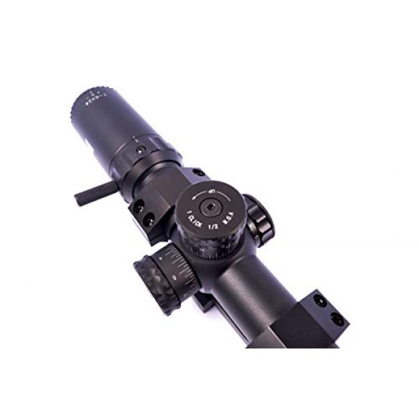 OZARK ARMAMENT Rifle Scope 6 OZARK ARMAMENT Razorback 1-6x24 SFP Rifle Scope Mil-Dot Reticle