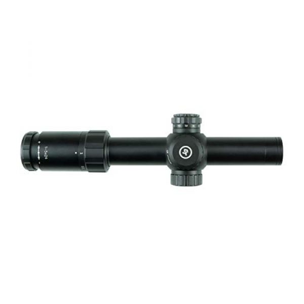 Crimson Trace Rifle Scope 5 Crimson Trace CTL-3105 1-5x24mm 3 Series Short-Range Tactical Riflescope with FFP, Illuminated MIL Reticle and Zero Reset for Shooting, Competition and Range