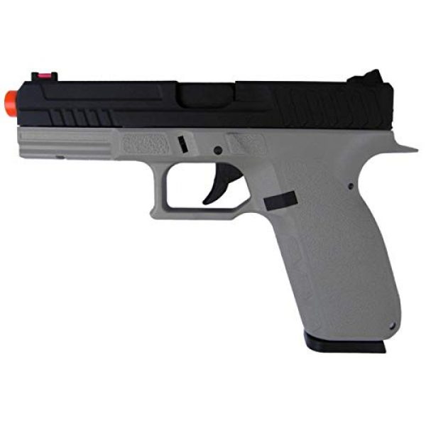 Lancer Tactical Airsoft Pistol 1 Lancer Tactical KJW KP-13 Meta Gas Blowback Airsoft Pistol Urban Grey