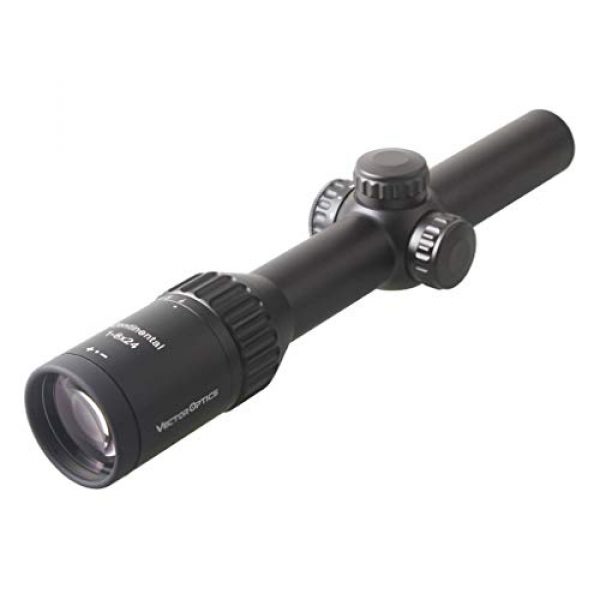 Vector Optics Rifle Scope 5 Vector Optics Continental 1-6x24mm, 30mm Tube, 1/2 MOA Second Focal Plane (SFP) Riflescope