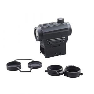 DJym Rifle Scope 1 DJym Red Dot Button Sight, Rifle Scope for Hunting Game Nitrogen-Filled Waterproof and Anti-Fog