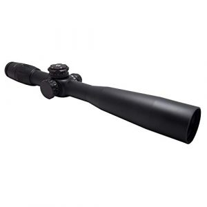 U.S. Optics Rifle Scope 1 US Optics B25H102 5-25 x 52 mm Scope with Horus H102 Reticle, Black, Left/Right