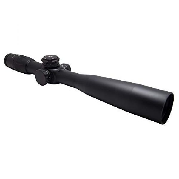 U.S. Optics Rifle Scope 1 US Optics B25H102 5-25 x 52 mm Scope with Horus H102 Reticle, Black, Left/Right