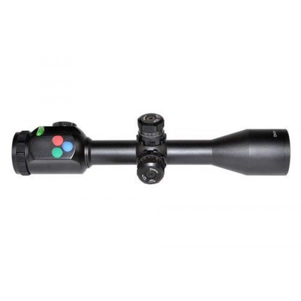 DB TAC INC Rifle Scope 3 DB TAC INC Presma EX Professional Series 4X40 Precision Scope, Red,Green,Blue Color RXR Reticle