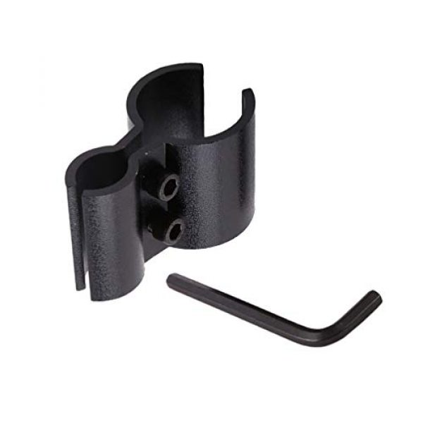 iplusmile Rifle Scope Accessory 2 iplusmile Pipe Clamp Clip Double Port Pipe Clamps Universal Bracket Pole Mount Aluminum Alloy Lean Tube Connector Hose Clamps Assortment